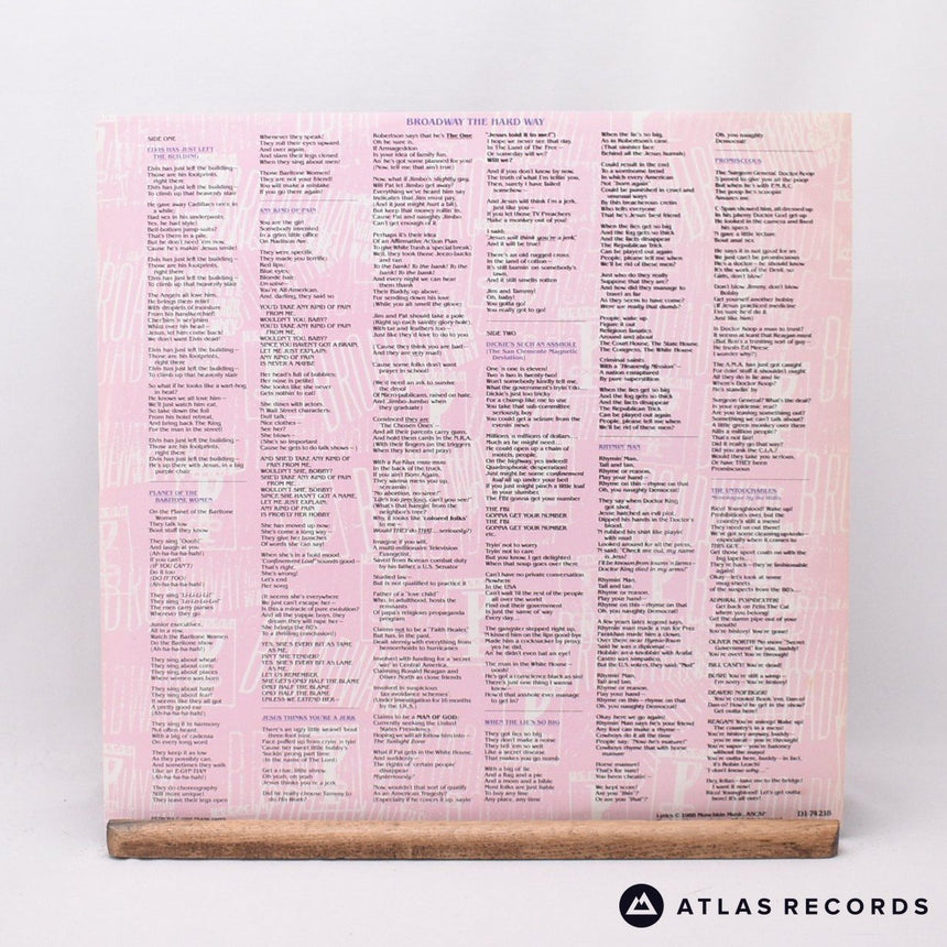 Frank Zappa - Broadway The Hard Way - Insert A2 B-3 LP Vinyl Record - EX/EX