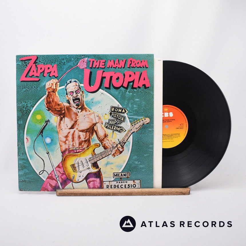 Frank Zappa The Man From Utopia LP Vinyl Record - Front Cover & Record