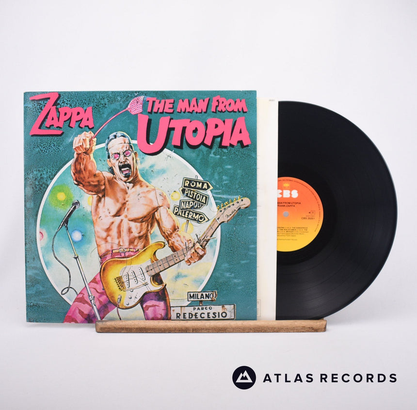 Frank Zappa The Man From Utopia LP Vinyl Record - Front Cover & Record