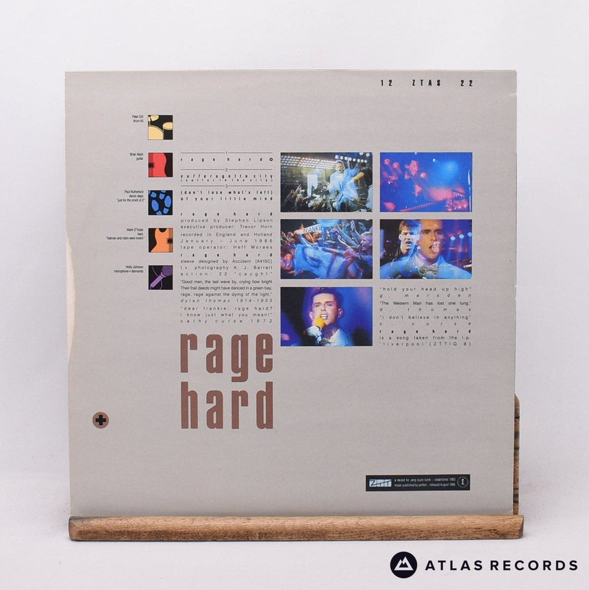 Frankie Goes To Hollywood - Rage Hard (+) - 12" Vinyl Record - VG+/VG+