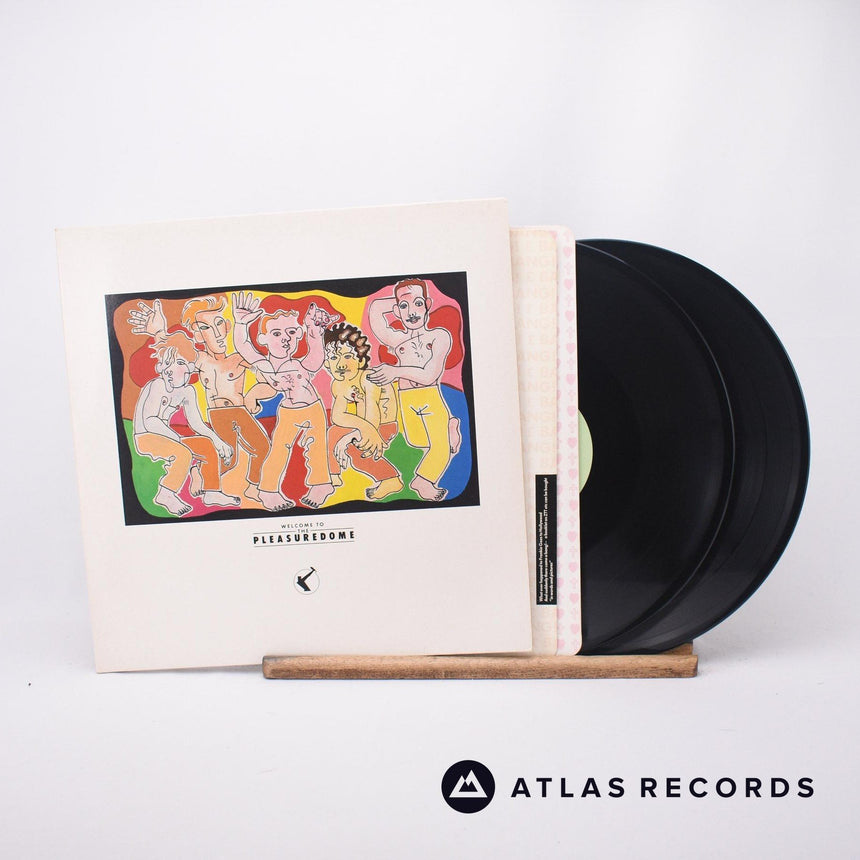 Frankie Goes To Hollywood Welcome To The Pleasuredome 2 x LP Vinyl Record - Front Cover & Record