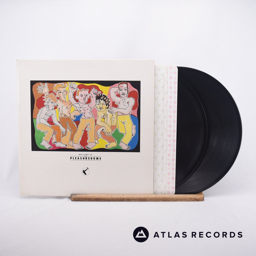Frankie Goes To Hollywood Welcome To The Pleasuredome 2 x LP Vinyl Record - Front Cover & Record