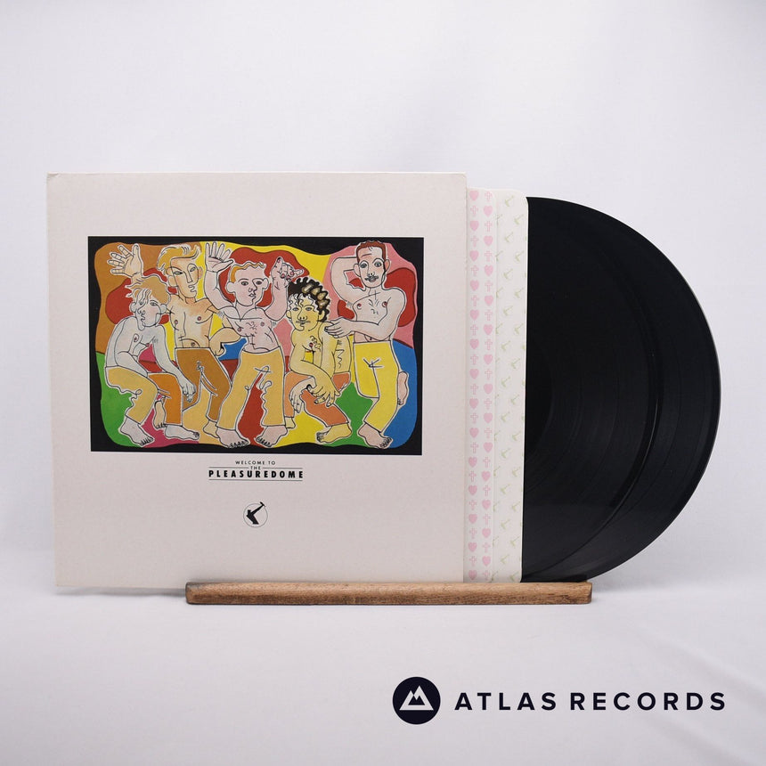 Frankie Goes To Hollywood Welcome To The Pleasuredome 2 x LP Vinyl Record - Front Cover & Record