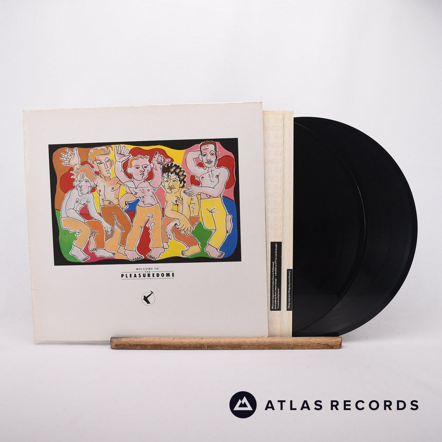 Frankie Goes To Hollywood Welcome To The Pleasuredome 2 x LP Vinyl Record - Front Cover & Record
