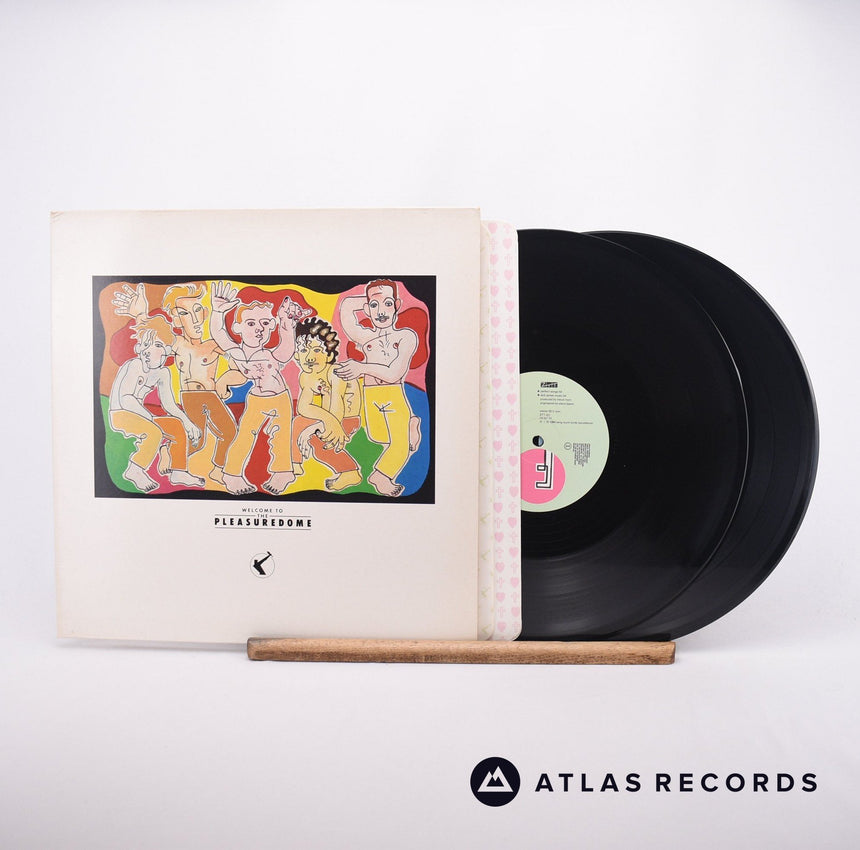 Frankie Goes To Hollywood Welcome To The Pleasuredome 2 x LP Vinyl Record - Front Cover & Record