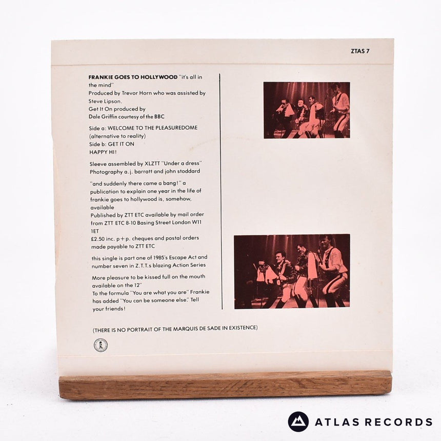 Frankie Goes To Hollywood - Welcome To The Pleasuredome - 7" Vinyl Record - VG+/EX