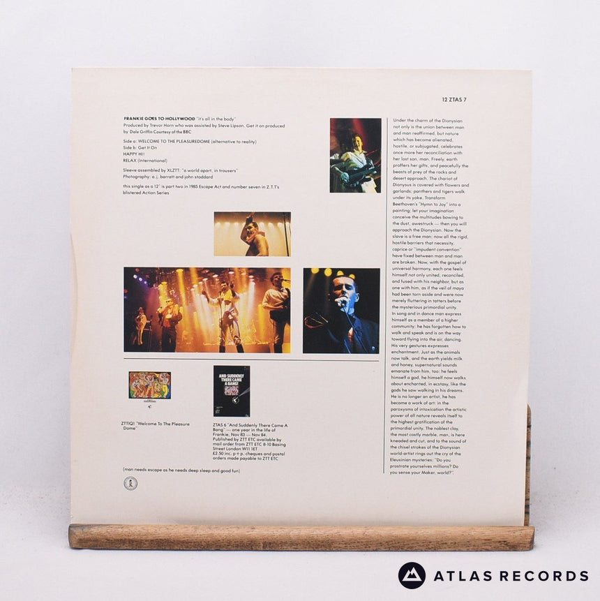 Frankie Goes To Hollywood - Welcome To The Pleasuredome - 12" Vinyl Record