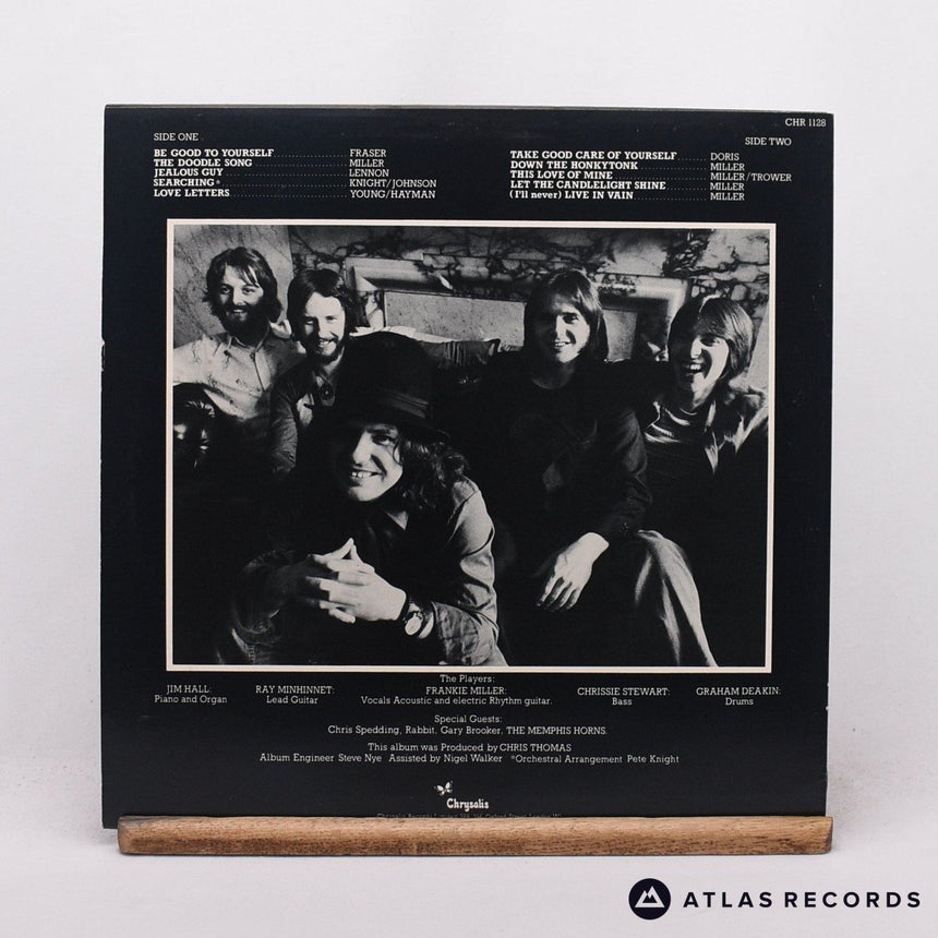Frankie Miller - Full House - First Uk Press LP Vinyl Record - EX/EX