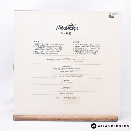 Frédéric Viger - Marathon Life - A1 B1 LP Vinyl Record - EX/NM