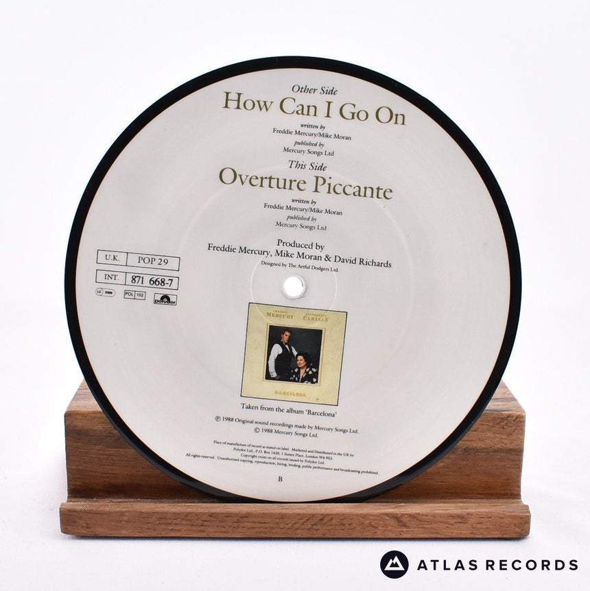 Freddie Mercury - How Can I Go On - Picture Disc 7" Vinyl Record - VG+