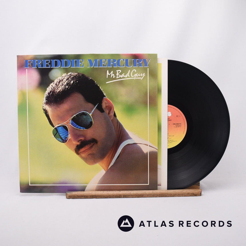 Freddie Mercury Mr. Bad Guy LP Vinyl Record - Front Cover & Record