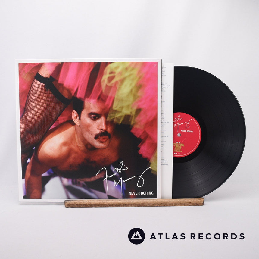 Freddie Mercury Never Boring LP Vinyl Record - Front Cover & Record