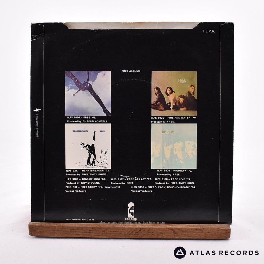 Free - All Right Now - 7" EP Vinyl Record - VG+/VG+