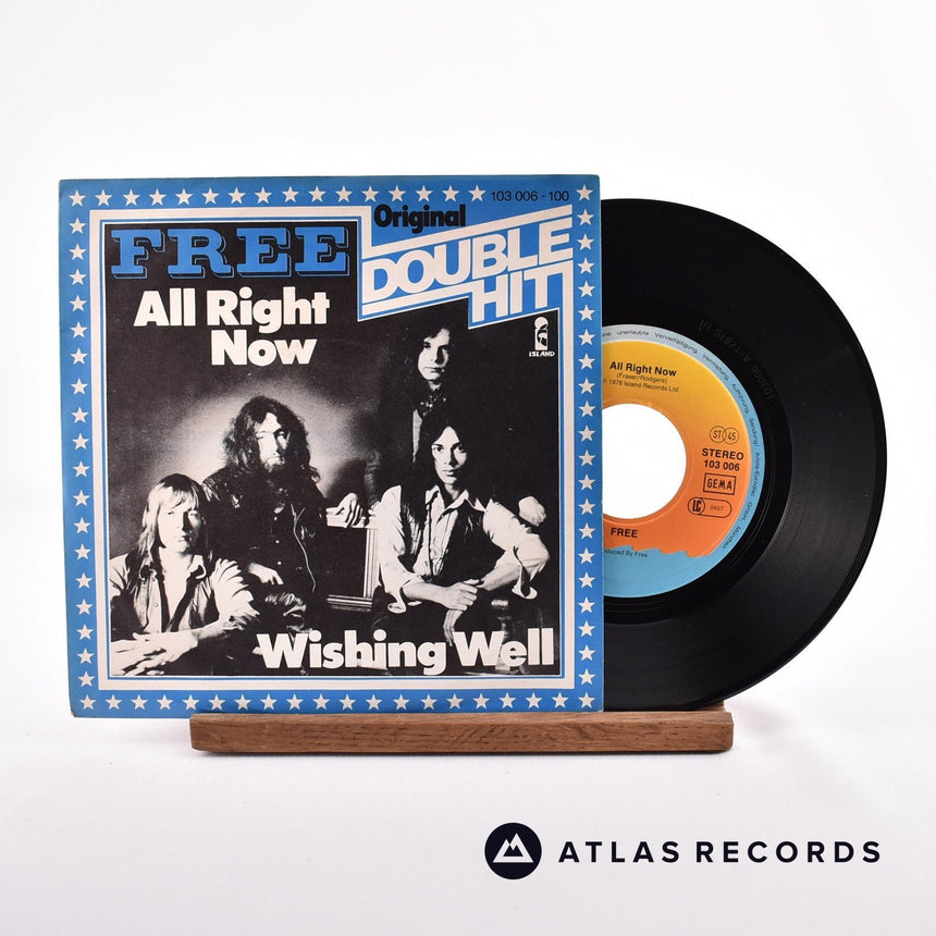 Free All Right Now 7" Vinyl Record - Front Cover & Record