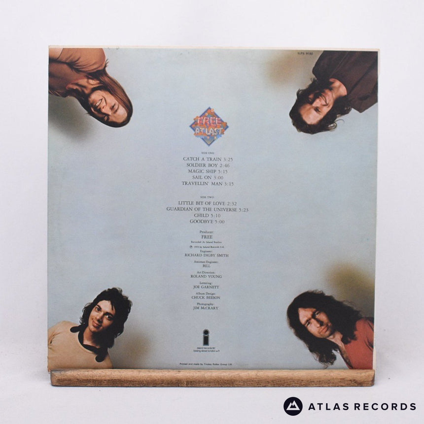 Free - Free At Last - First Uk Press A-1 B-1 LP Vinyl Record - EX/NM