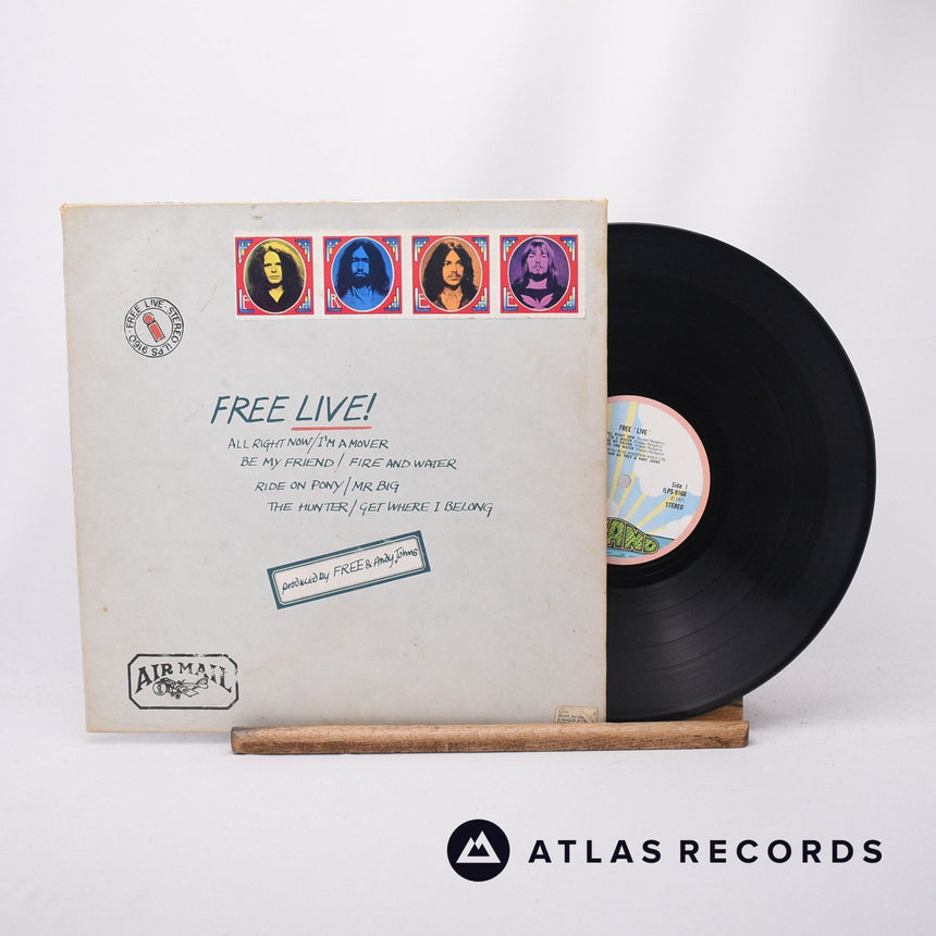 Free Free Live LP Vinyl Record - Front Cover & Record
