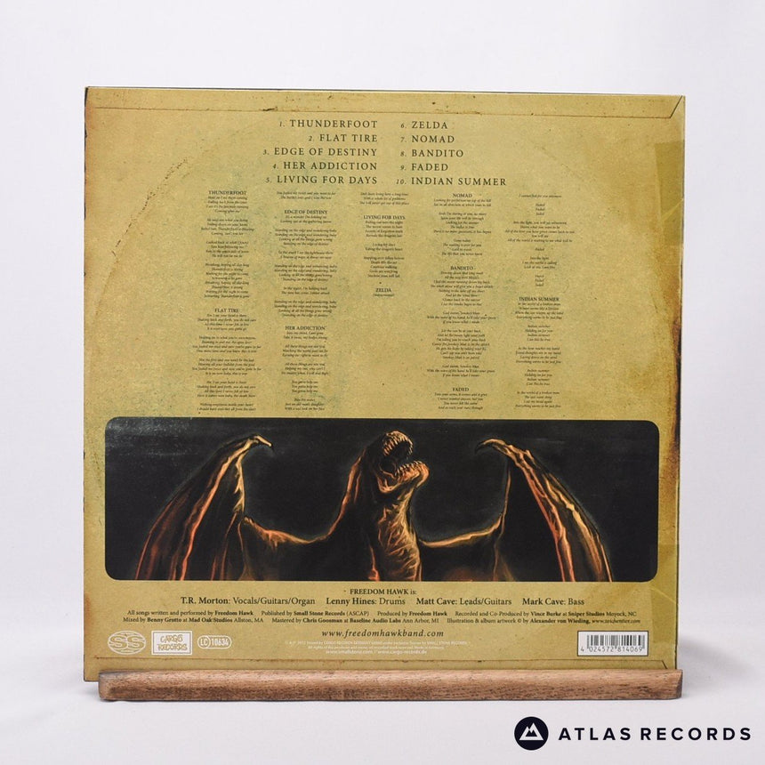 Freedom Hawk - Holding On - Clear A1 B1 LP Vinyl Record - NM/NM