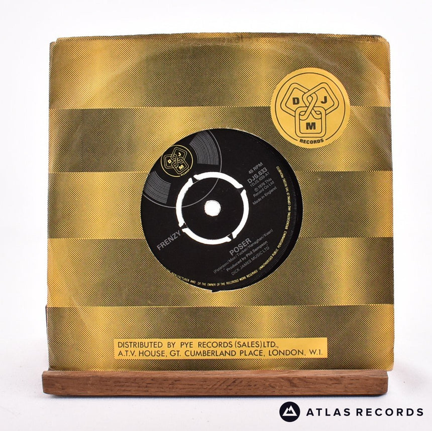 Frenzy Poser 7" Vinyl Record - In Sleeve