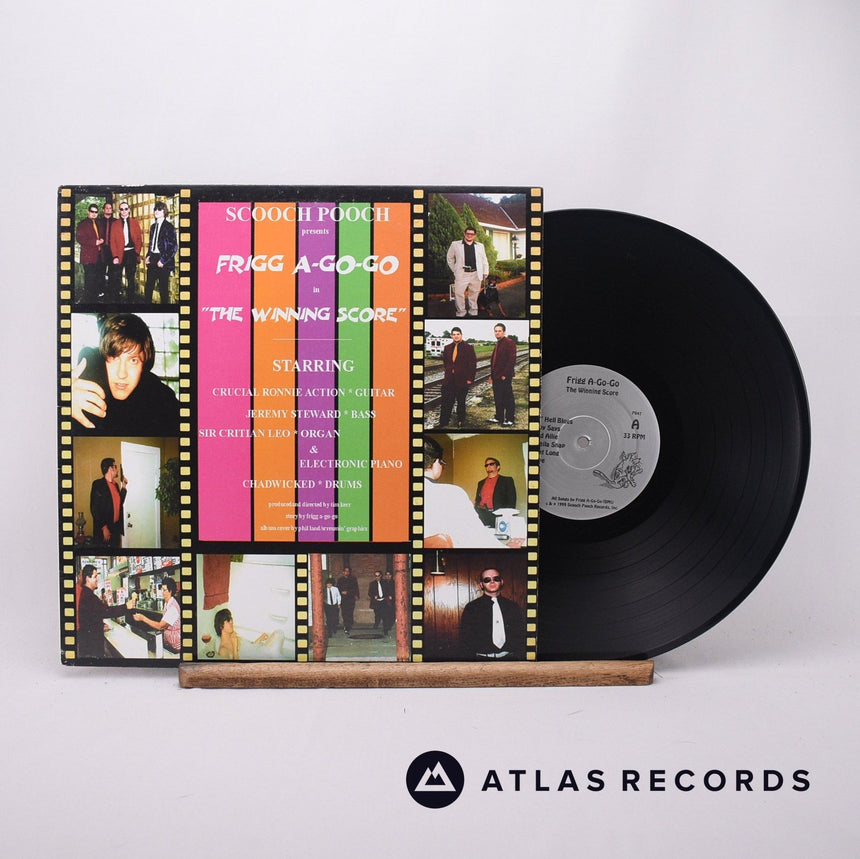 Frigg A-Go-Go The Winning Score LP Vinyl Record - Front Cover & Record