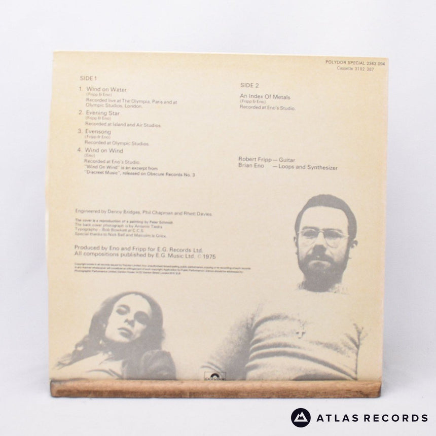 Fripp & Eno - Evening Star - Reissue A//4 B//2 LP Vinyl Record - EX/EX