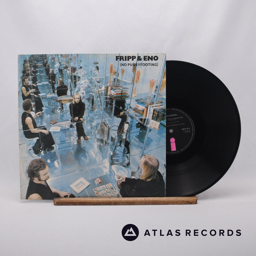 Fripp & Eno (No Pussyfooting) LP Vinyl Record - Front Cover & Record