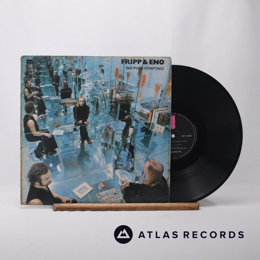 Fripp & Eno (No Pussyfooting) LP Vinyl Record - Front Cover & Record