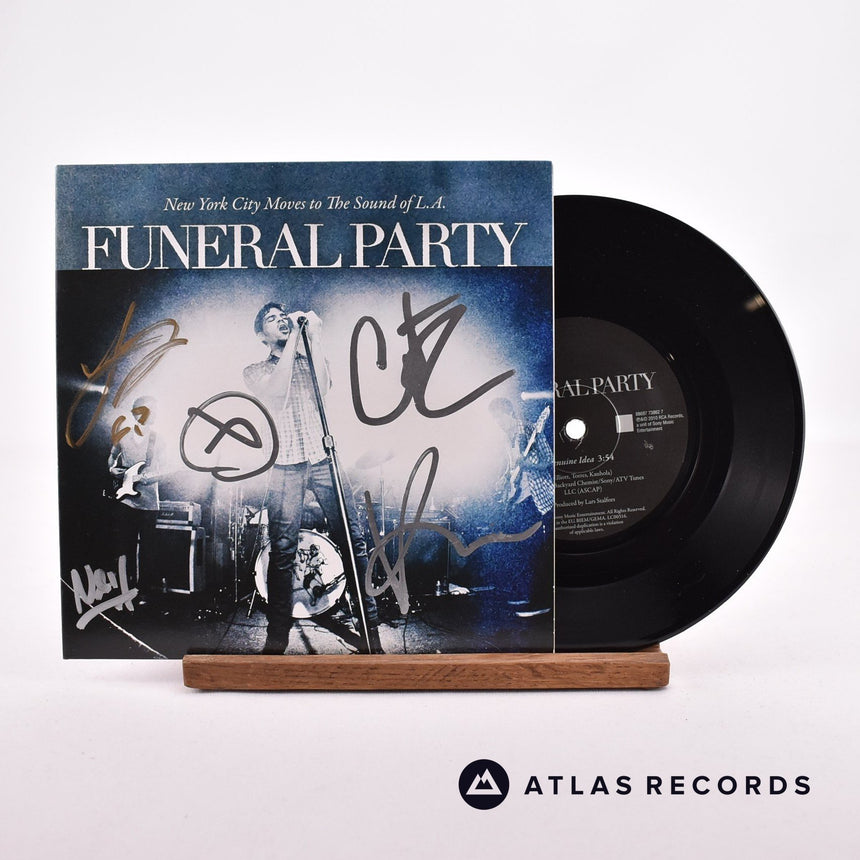 Funeral Party New York City Moves To The Sound Of L.A. 7" Vinyl Record - Front Cover & Record