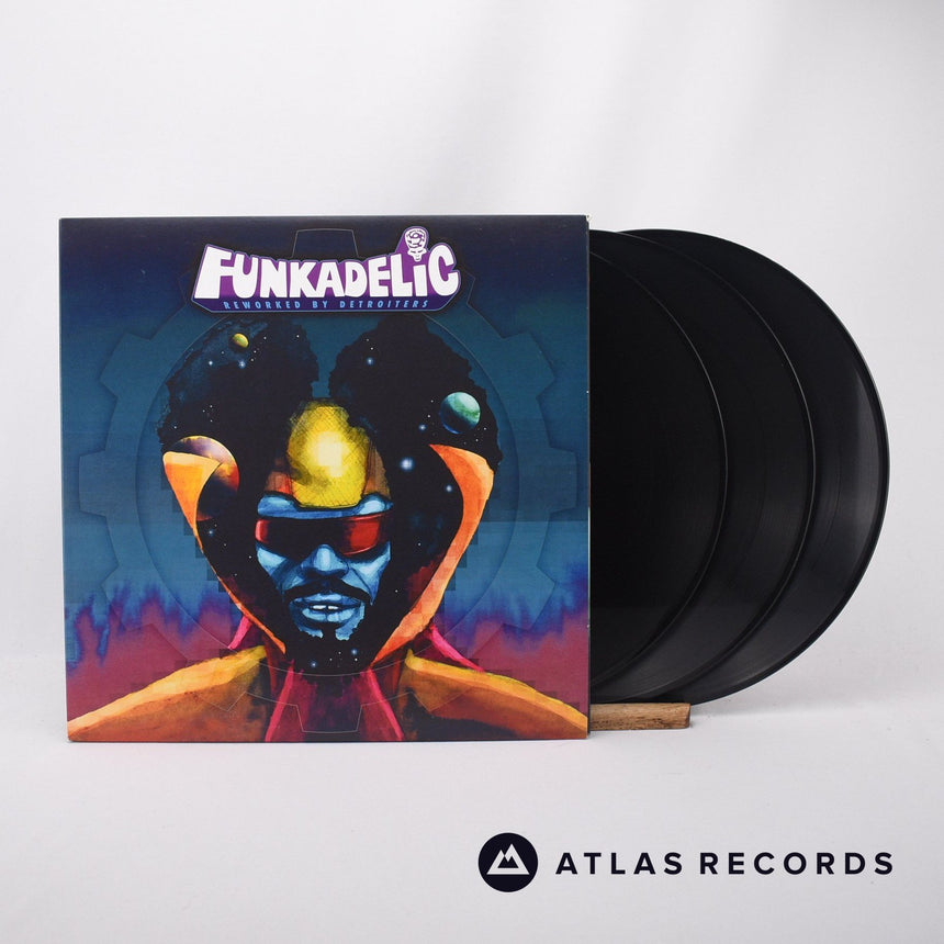 Funkadelic Reworked By Detroiters 3 x LP Vinyl Record - Front Cover & Record