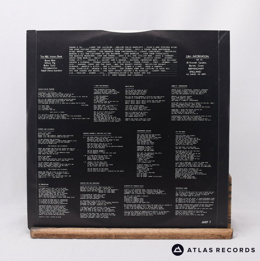 G.B.H. - No Need To Panic - A-1 B-1 LP Vinyl Record - VG+/VG+