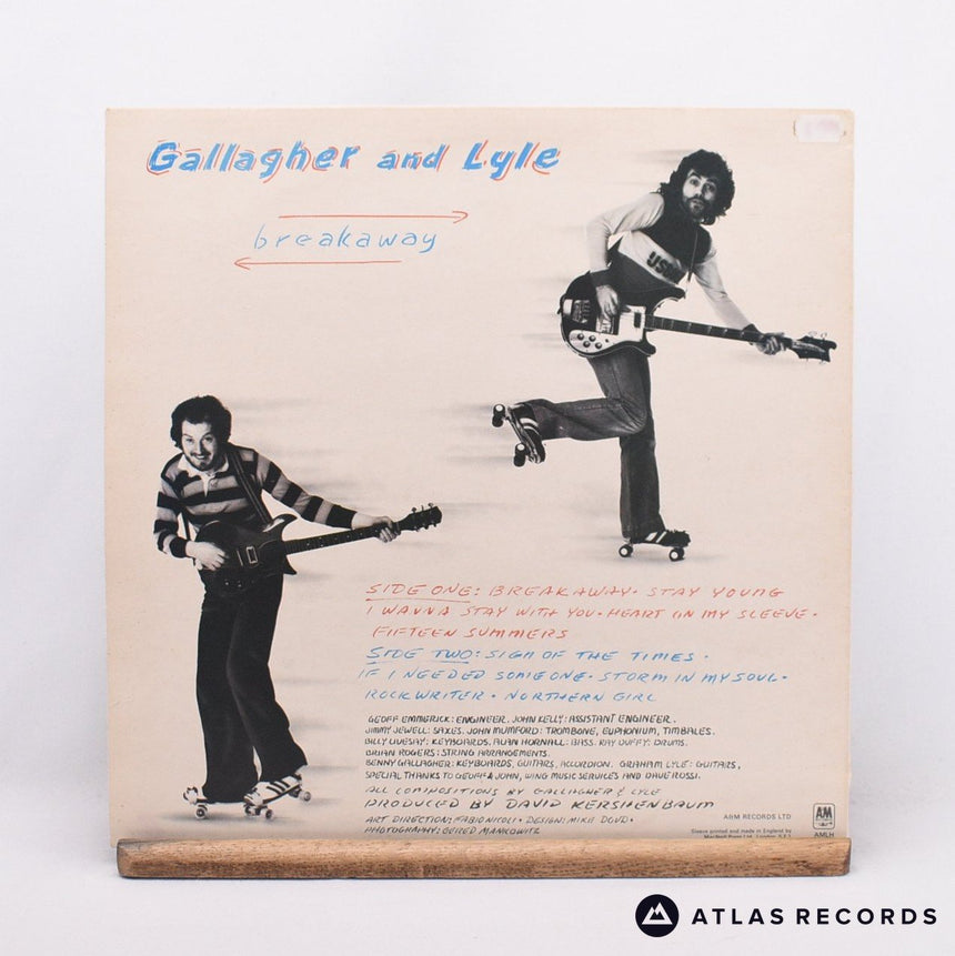 Gallagher & Lyle - Breakaway - LP Vinyl Record - EX/EX