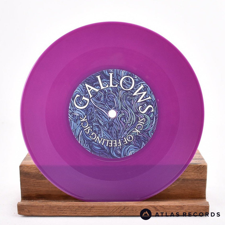 Gallows - In The Belly Of A Shark - Purple 7" Vinyl Record - NM/EX
