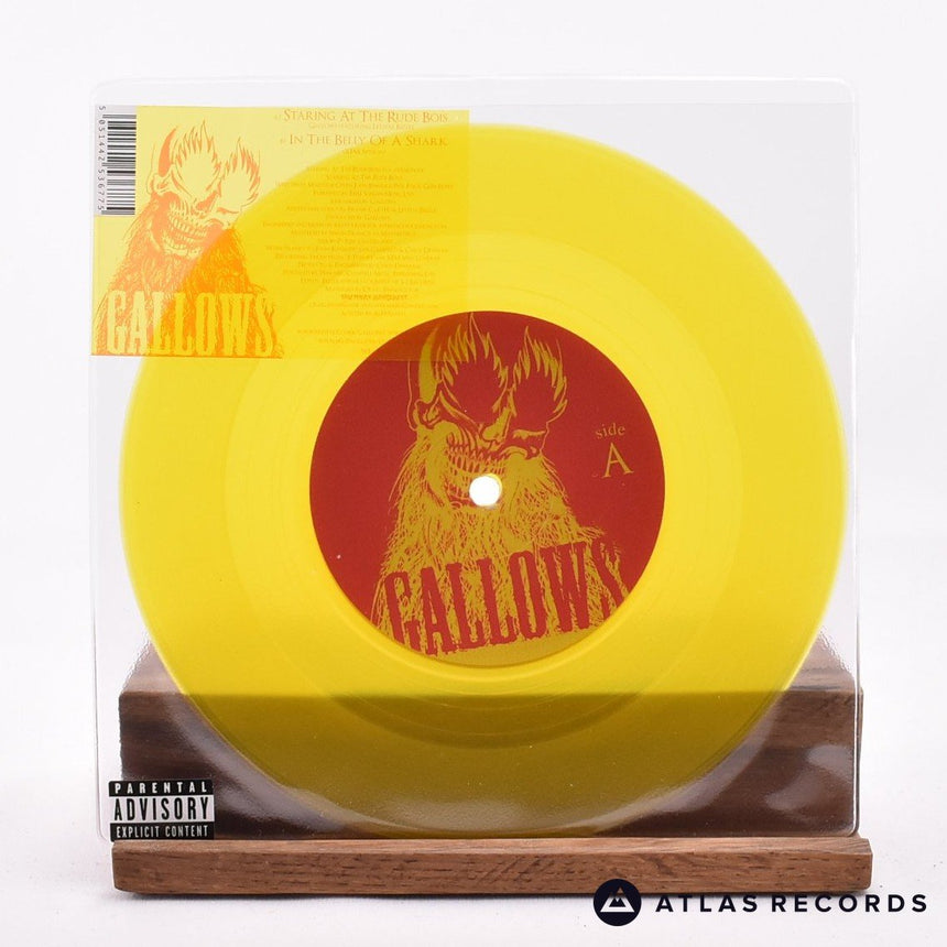 Gallows Staring At The Rude Bois 7" Vinyl Record - Front Cover & Record