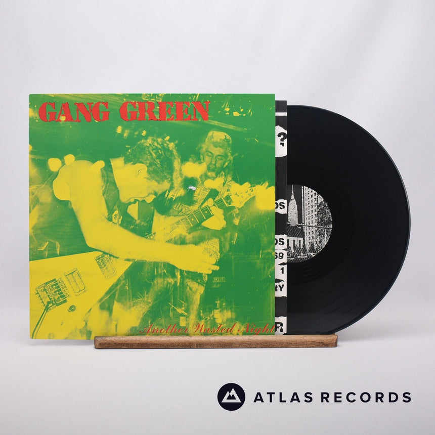 Gang Green Another Wasted Night LP Vinyl Record - Front Cover & Record