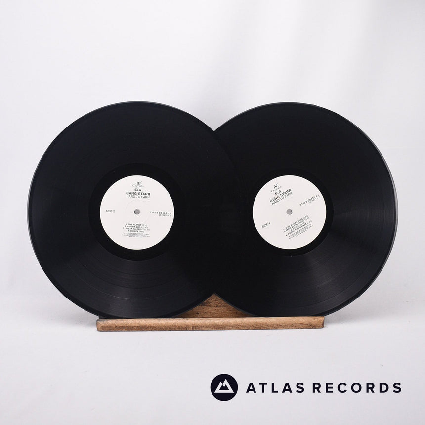 Gang Starr - Hard To Earn - Reissue 2 x LP Vinyl Record - EX/VG+