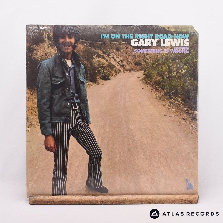 Gary Lewis I'm On The Right Road Now LP Vinyl Record - Front Cover & Record