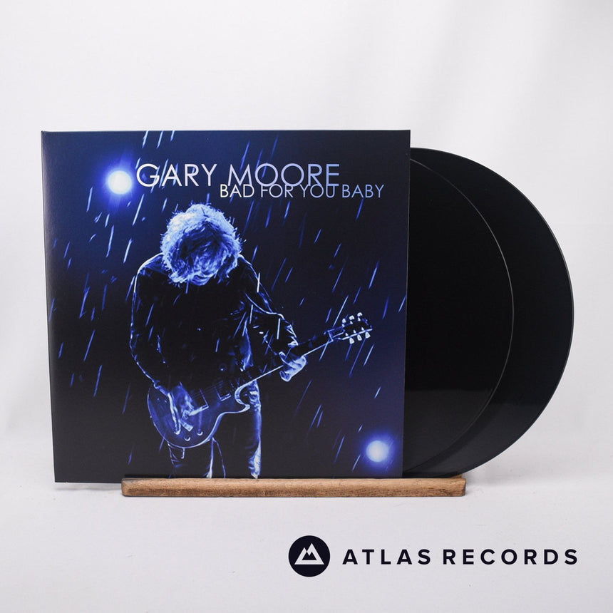 Gary Moore Bad For You Baby 2 x LP Vinyl Record - Front Cover & Record
