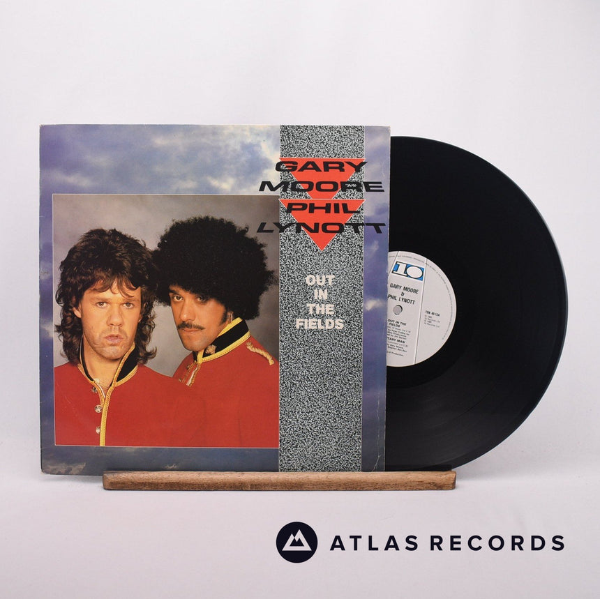 Gary Moore Out In The Fields 12" Vinyl Record - Front Cover & Record