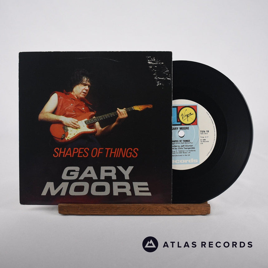 Gary Moore Shapes Of Things 7" Vinyl Record - Front Cover & Record