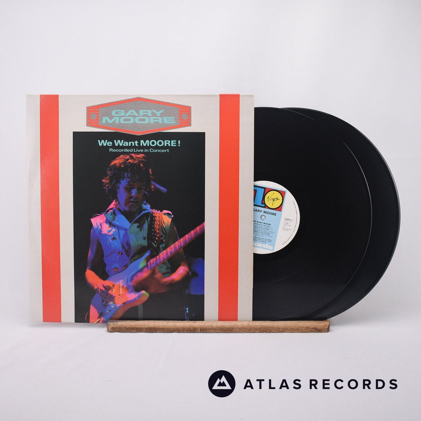 Gary Moore We Want Moore! LP + 12" Vinyl Record - Front Cover & Record