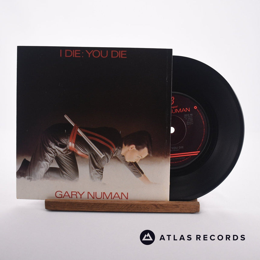Gary Numan I Die: You Die 7" Vinyl Record - Front Cover & Record