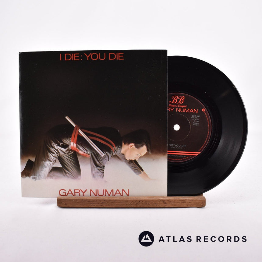 Gary Numan I Die: You Die 7" Vinyl Record - Front Cover & Record