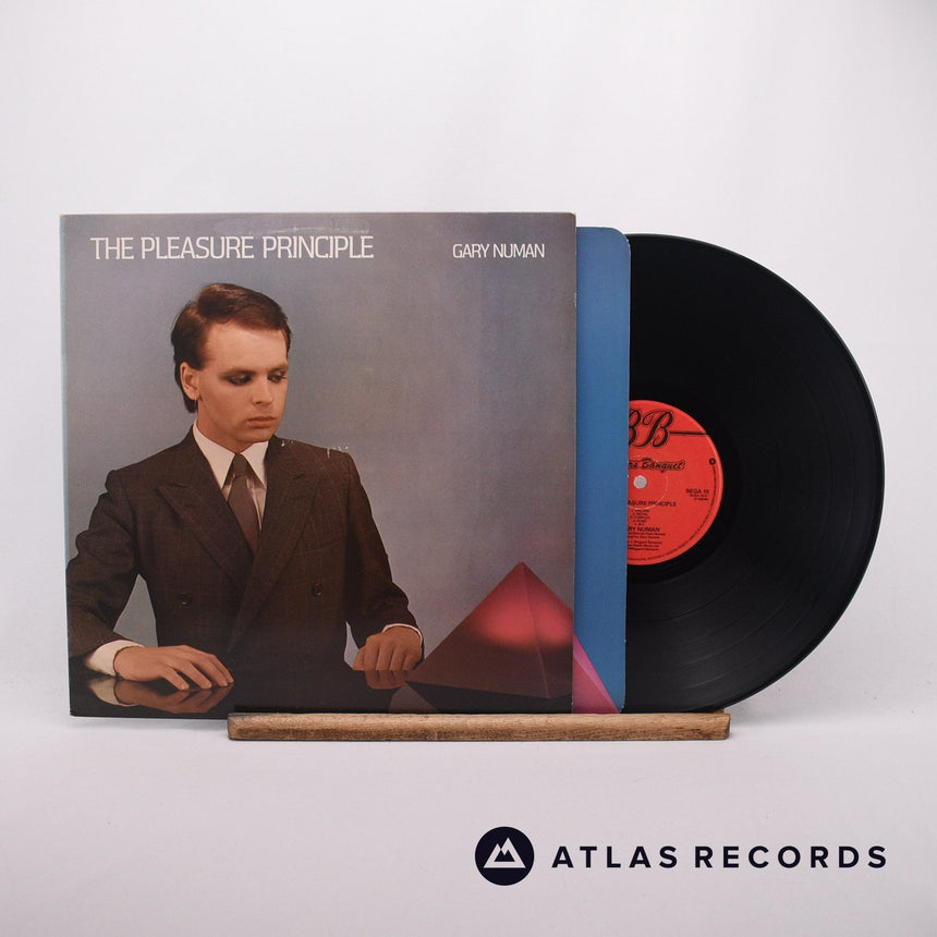 Gary Numan The Pleasure Principle LP Vinyl Record - Front Cover & Record