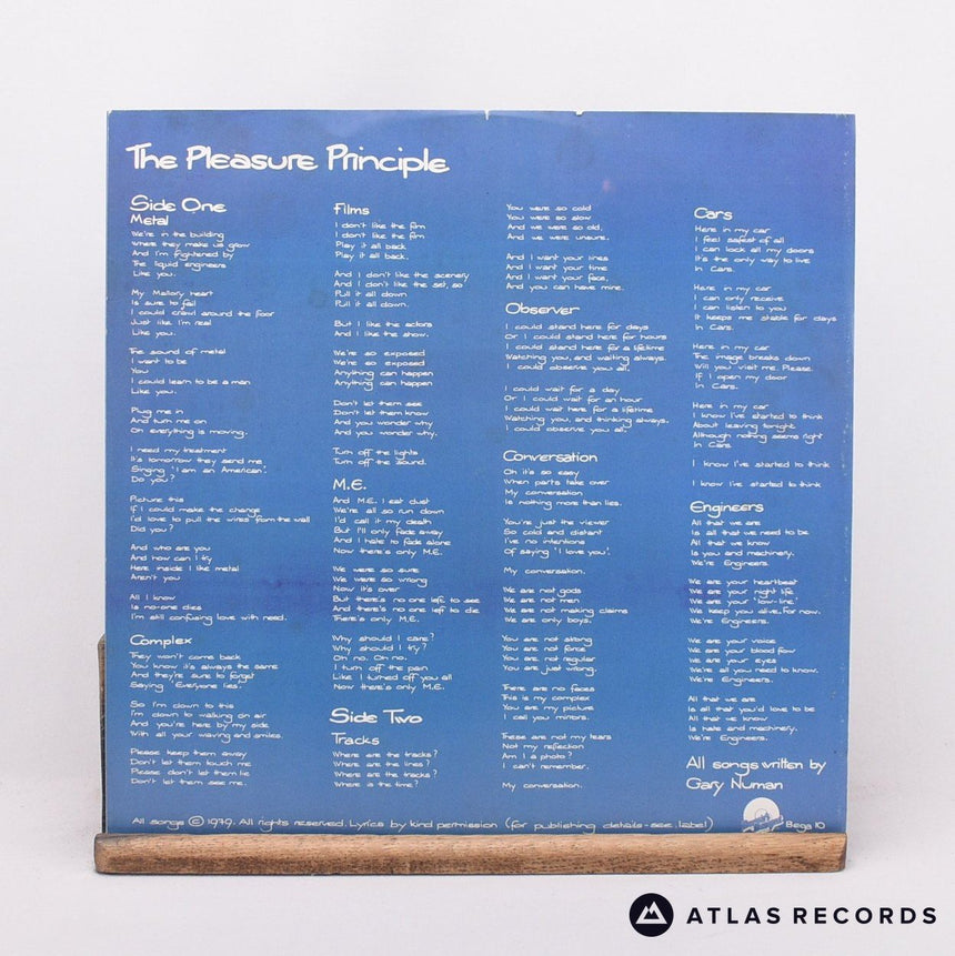 Gary Numan - The Pleasure Principle - Strawberry A1 B1 LP Vinyl Record - EX/EX