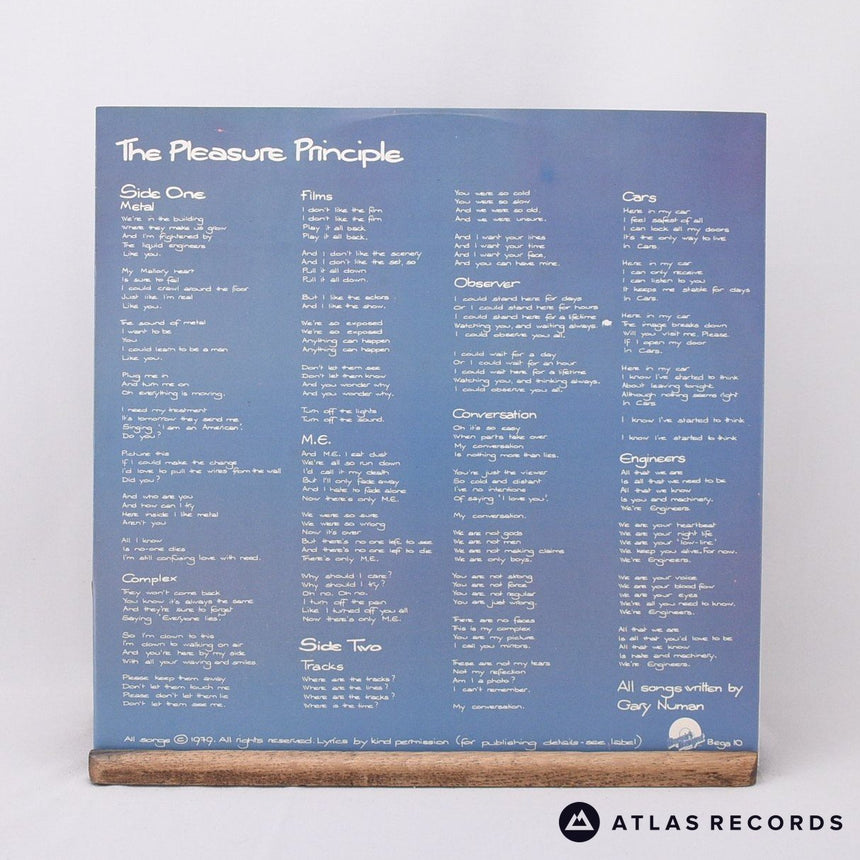 Gary Numan - The Pleasure Principle - Strawberry LP Vinyl Record - EX/EX