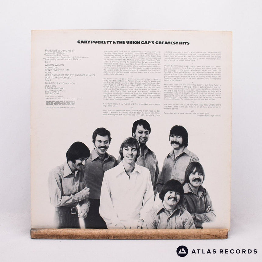 Gary Puckett & The Union Gap - Greatest Hits - LP Vinyl Record - EX/EX