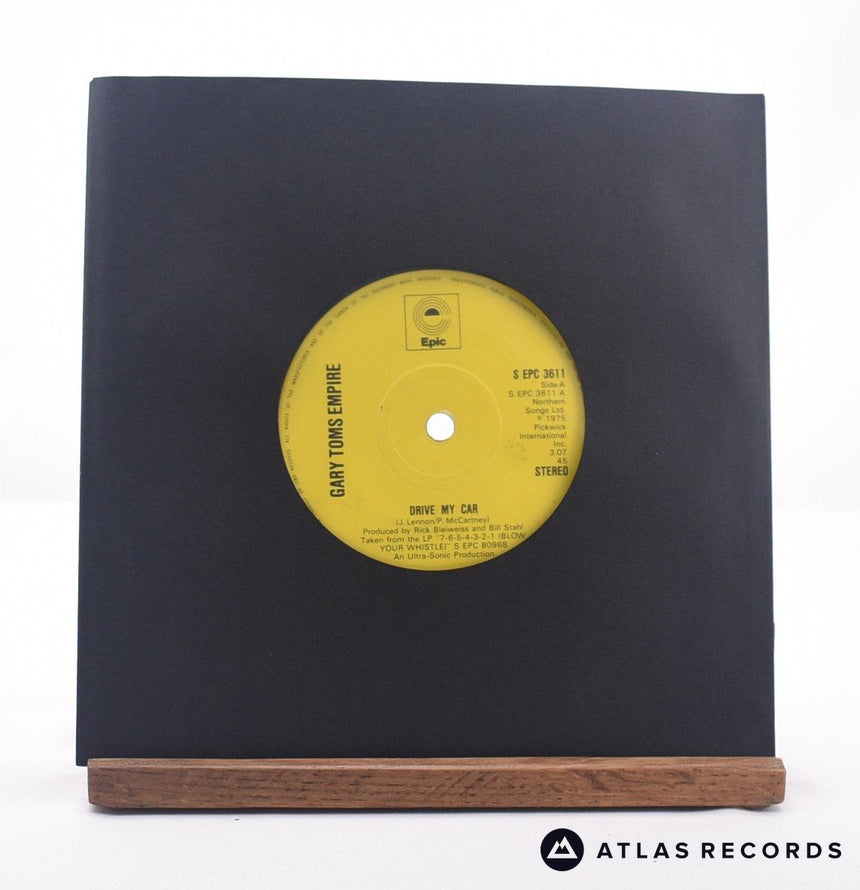 Gary Toms Empire Drive My Car 7" Vinyl Record - In Sleeve