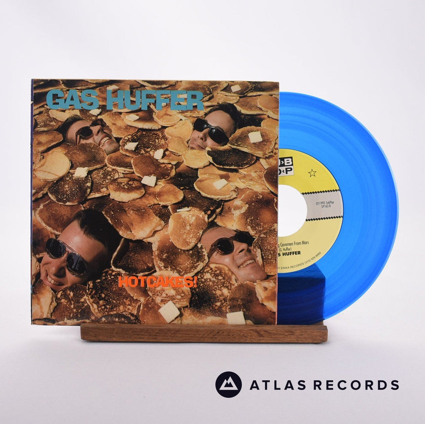 Gas Huffer Hot Cakes! 7" Vinyl Record - Front Cover & Record
