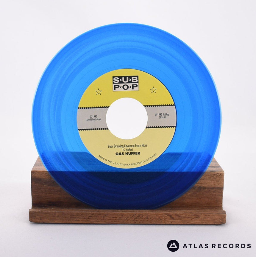 Gas Huffer - Hot Cakes! - Blue Translucent 7" Vinyl Record - EX/EX