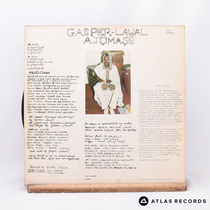 Gaspar Lawal - Ajomasé - A2 B3 LP Vinyl Record - VG+/VG+