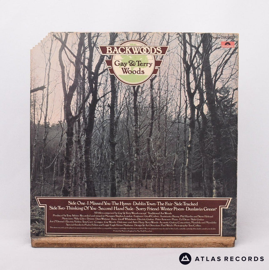 Gay & Terry Woods - Backwoods - A//2 B//1 LP Vinyl Record - VG+/EX